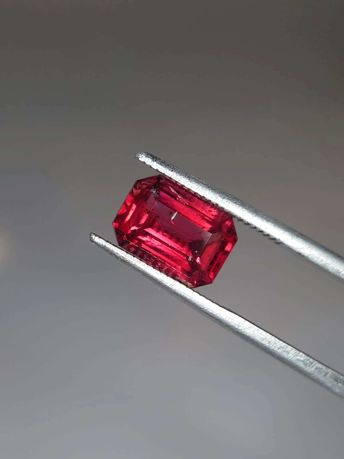 3ct Natural Malaya Garnet from Tanzania — view 3